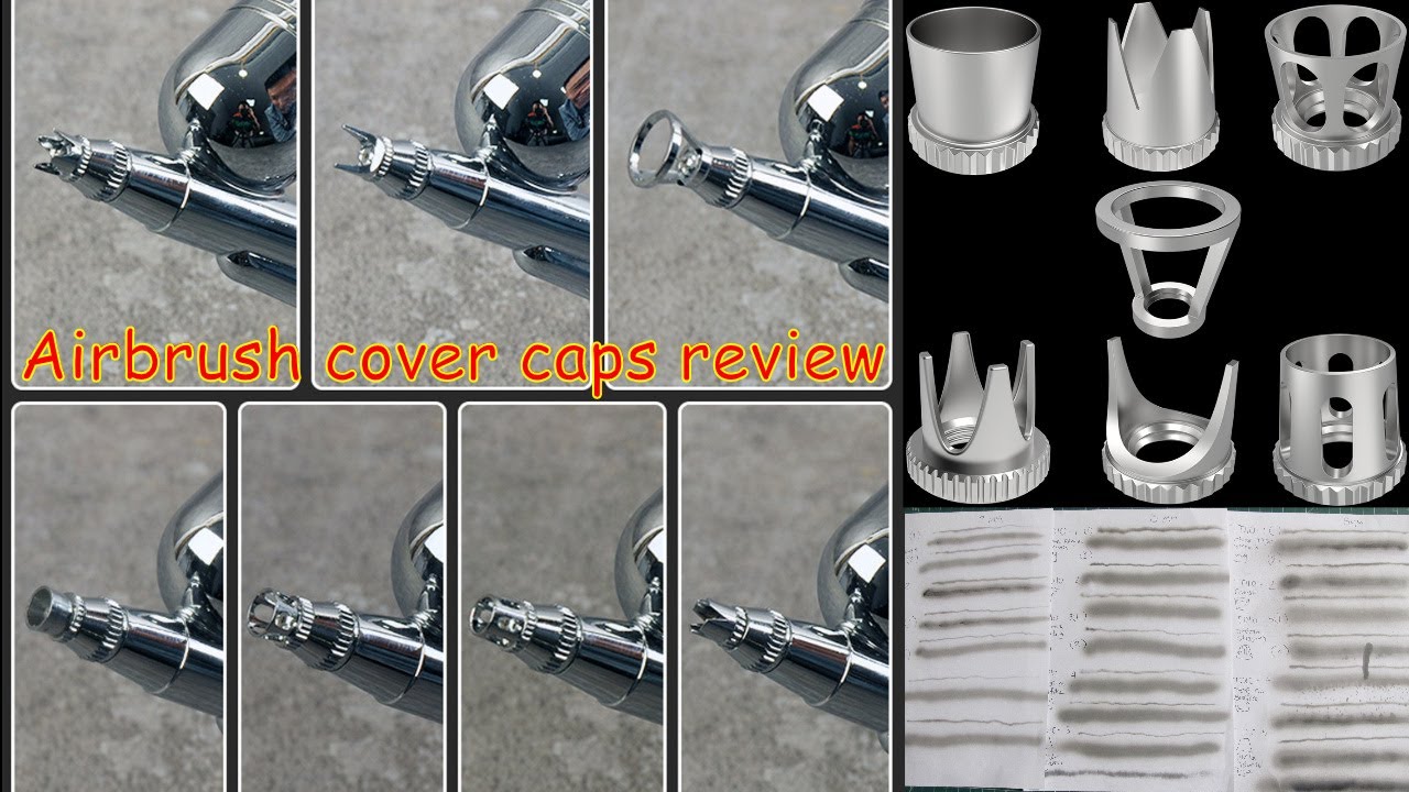 Airbrush - cover cap accessory review 