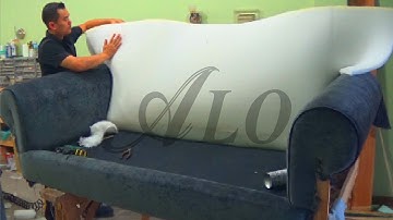 DIY - HOW TO REUPHOLSTER A SOFA/COUCH - ALO Upholstery