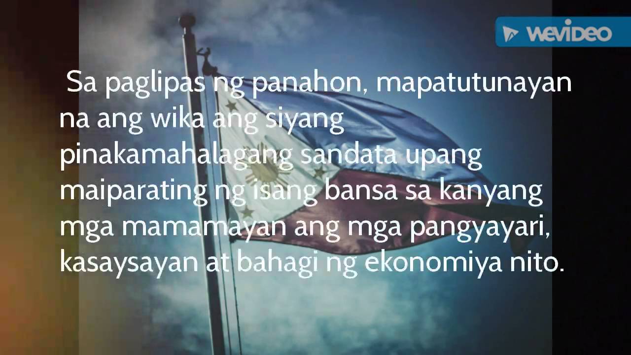 Bakit Mahalaga Ang Wikang Filipino - litlesiteweare