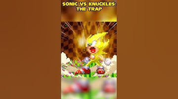 Sonic VS Knuckles: The Trap (Short Sprite Animation) #sonic #sonicthehedgehog #sonicanimation