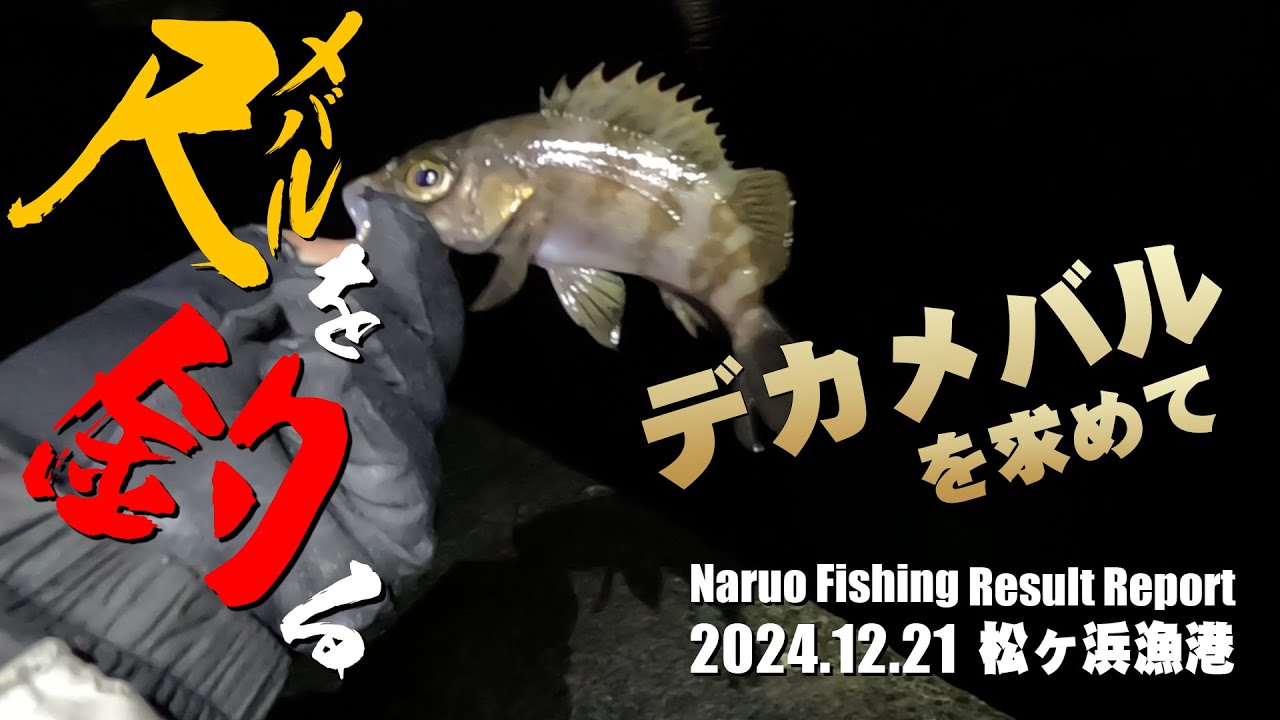 七ヶ浜松ヶ浜漁港でナイトメバリング！七ヶ浜に潜むモンスターメバルを狙う！