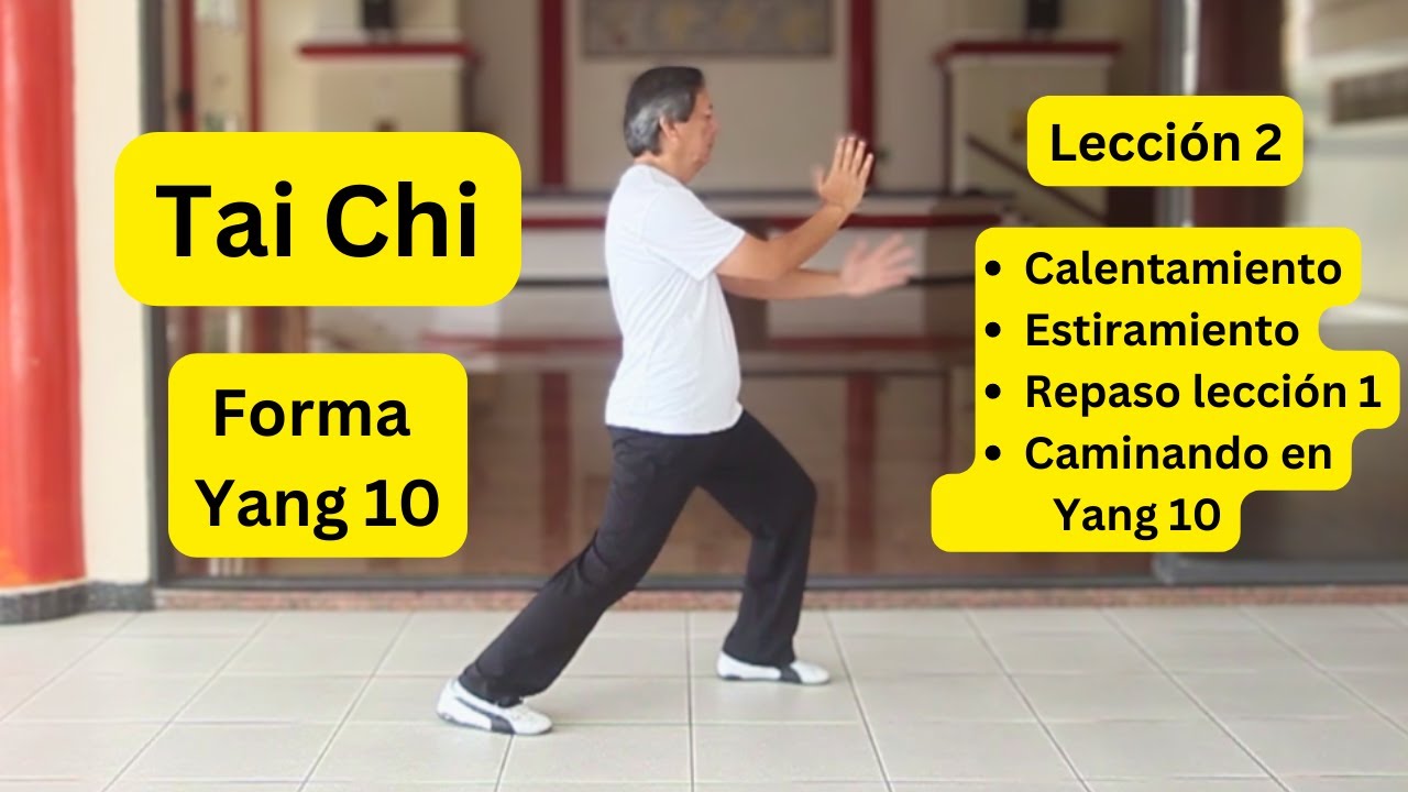 GRATIS Tai Chi. Leccion 2. Forma Yang 10. Caminando en la Forma Yang 10 ...