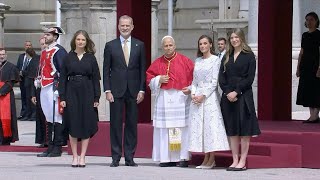 Pope Leo XIV arrives at the Royal Palace in Madrid | AFP