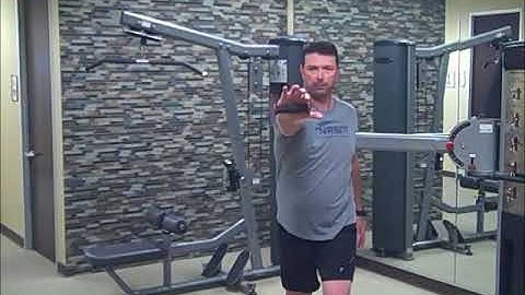 Cable Push Press with Rotation