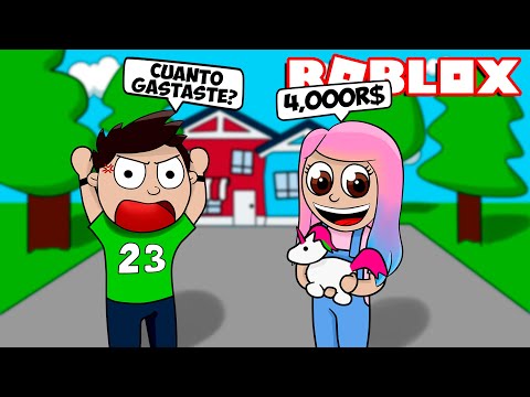 Mi Novia Juega Adopt Me Por Primera Vez Y Gasta Todos Sus Robux Roblox Youtube - jugando adopt me roblox sorteando robux actualicaciÃ³n navidad