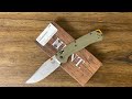 Benchmade taggedout 15536 knife  cpms45vn clip point od green g10 orange anodized aluminum spacers