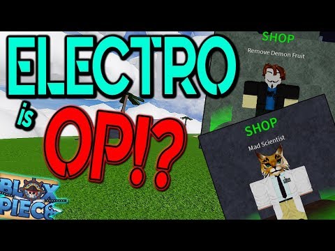 New How To Get Electro Devilfruit Remover Blox Piece Roblox Electro Showcase Youtube - phoenix devil fruit full showcase huge update blox piece in roblox ibemaine دیدئو dideo