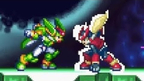 Megaman ZX - Model HX Vs. Omega Zero (Speed Kill, No Damage.)