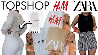 SPRING TRY ON HAUL 2020 | ZARA, TOPSHOP, H&amp;M