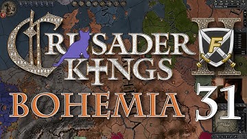 Crusader Kings 2 - Bohemia Part 31 - featuring Bertik the russian blue kitten :)