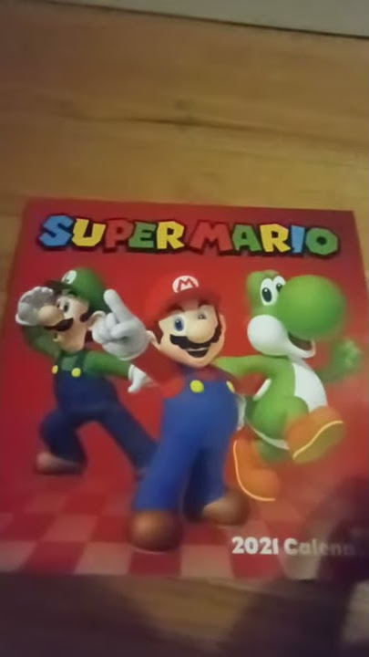 super mario 2021 calendar