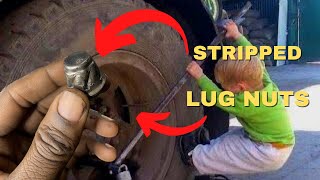 Removing STRIPPED Lug Nuts or Bolts