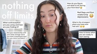 ANSWERING TMI GIRL TALK QUESTIONS | nothing is off limits . . .