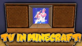 WORKING TV IN VANILLA MINECRAFT! | NO MODS | Flip Channels & Make Your Own (Minecraft Redstone)(WORKING TV IN VANILLA MINECRAFT! | NO MODS | Flip Channels & Make Your Own (Minecraft Redstone) Drop a like for a working Minecraft TV! :D | Don't ..., 2015-01-22T01:23:05.000Z)