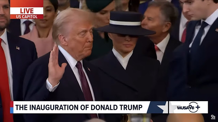WATCH LIVE: 2025 Inauguration for President Donald Trump