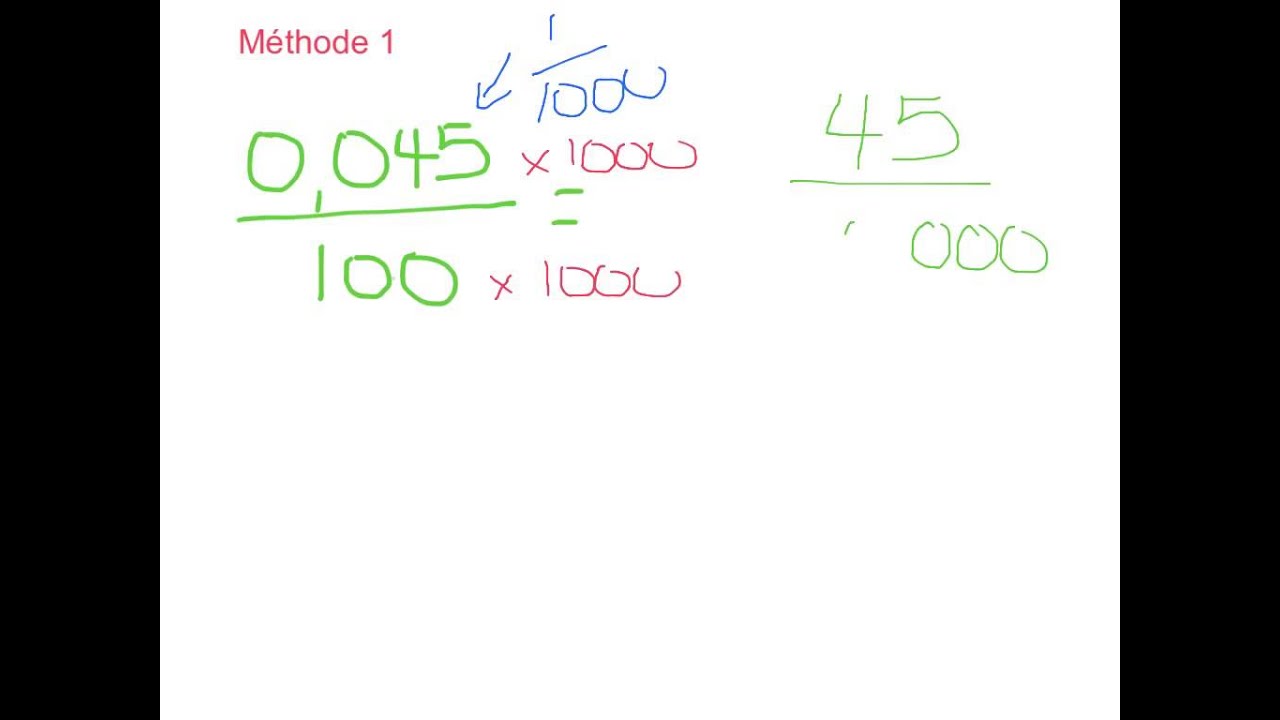 Pourcentage entre 0 et 1% vers fraction