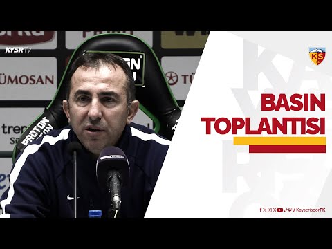 Teknik Direktörümüz Recep Uçar'ın Konyaspor Maçı Sonrası Basın Toplantısı