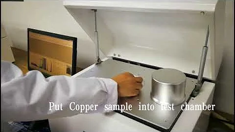 EDXRF spectrometer EDX9000A analyze brass alloy #machine #diy #science #metal #xrf #spectrometer