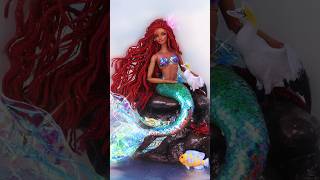 #mermay with Ariel! Do I have enough Ariel dolls, yes? No?… 🤔 😂 #dollrepaints #mermaid #doll #ooak