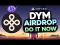 Dymension Airdrop Guide PRYZM Registration DO IT NOW