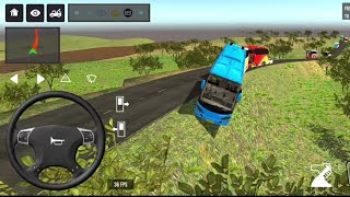 🚨 EURO COACH BUS GOT STUCK! 🚌🔥 | CRAZY MOUNTAIN DRIVE & NEW BUS MOD UPDATE | BUS SIMULATOR INDONESIA screenshot 1