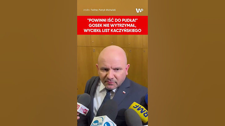 Tajny list Kaczyńskiego. Gosek ws. skandalu: Powinni iść do pudła!