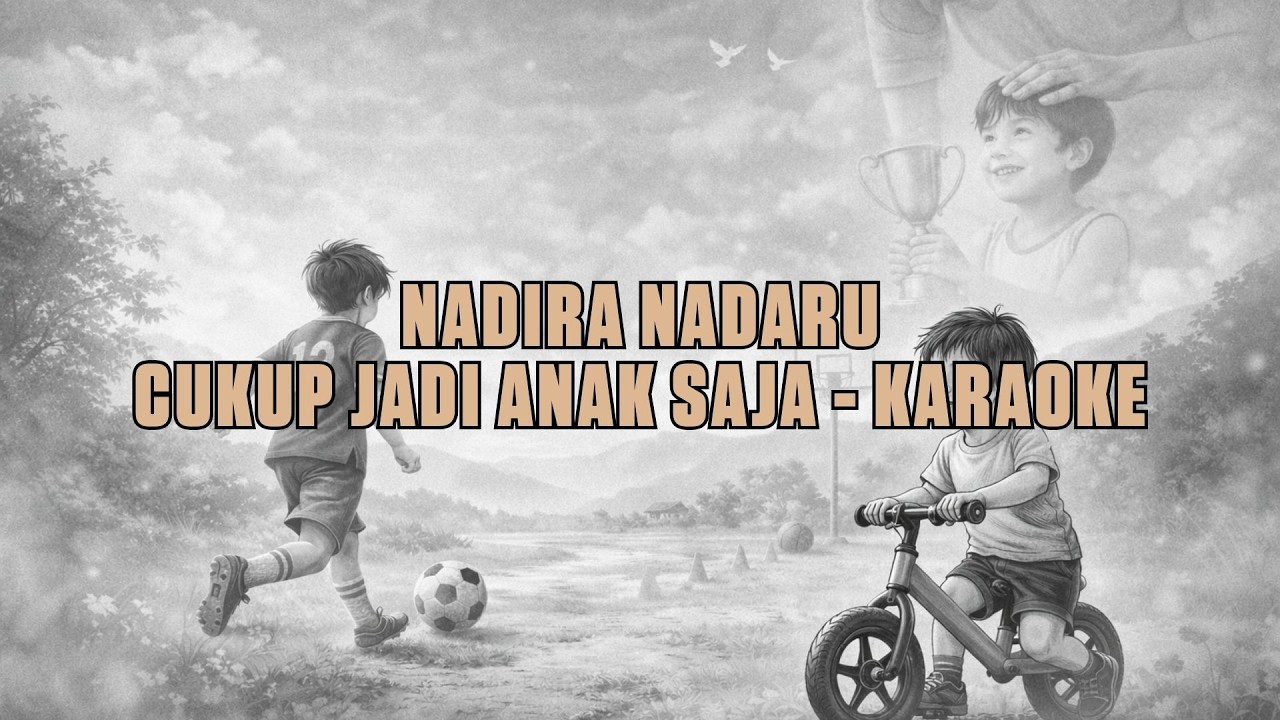 Nadira Nadaru - Cukup Jadi Anak Saja - Karaoke