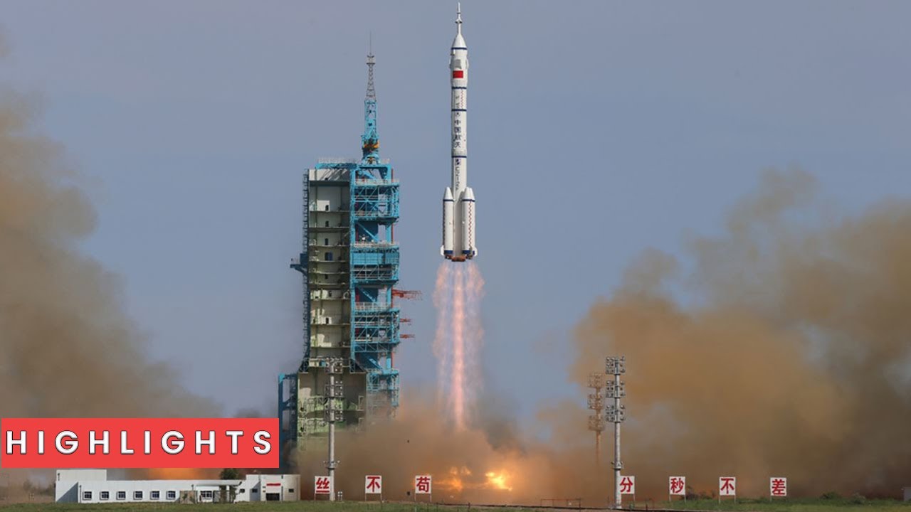 China's Shenzhou 15 Crew Launches To Tiangong Space Station - YouTube