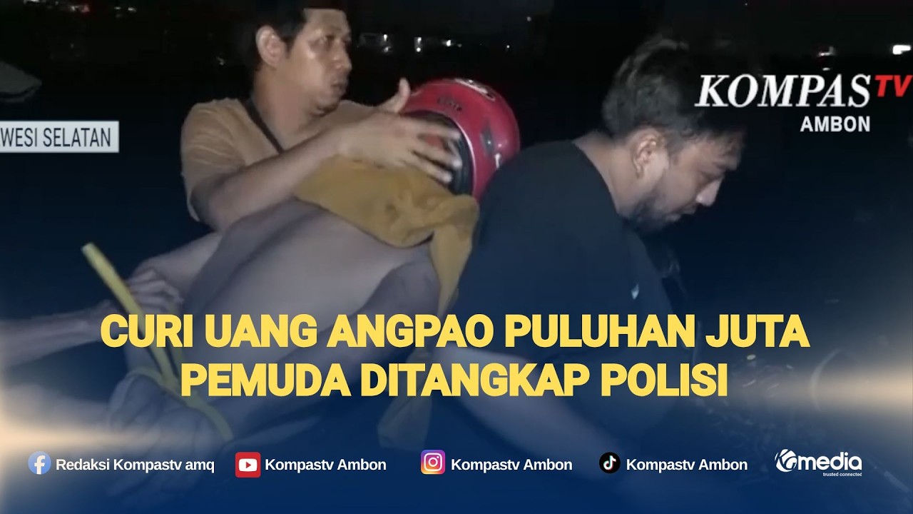 Curi Uang Angpao Puluhan Juta,Pemuda Ditangkap Polisi