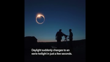 What is special about a total solar eclipse?