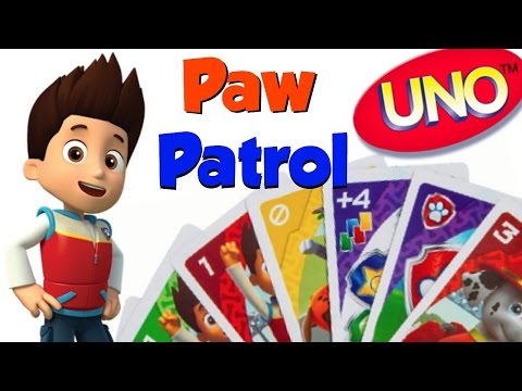 Jogo UNO Junior inspirado em Patrulha Pata: O Filme Poderoso