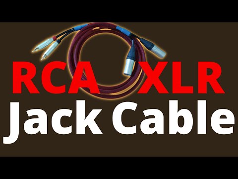 RCA to XLR audio cable? How to make it simple and easy