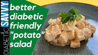 EASY 'POTATO' SALAD -  A BETTER DIABETIC RECIPE FOR LUNCH OR DINNER by Diabetic Savvy with Davis Knight 1,687 views 4 years ago 4 minutes, 40 seconds