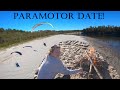 Landing on a river bank to cook dinner - and a paramotor Emergency!