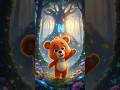 N is for Night 🌙Magical ABC Learning with Cute bibo Bear 🐻 #shortsyoutube #kidslearning