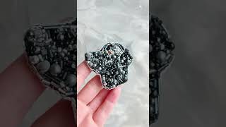 Брошка «Black Labrador»? brooch handmade dogbrooch beads embroidery diy ukraine брошьсобака