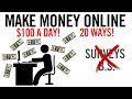 20 Ways To Make Money Online 💸 (ACTUAL Methods, No BS)