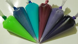 Making Slime with Piping Bags ! Satisfying Slime Videos☆ASMR☆