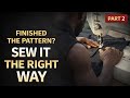 HOW TO MAKE A SLEEVELESS SUIT FROM PATTERN TO SEWING | EVERYTHING ABOUT CUTTING (PART 2)