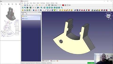 Exercise 14 FreeCAD Basic Part Design Tutorial For Beginner
