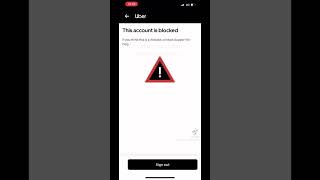Uber blocked my account due to false report