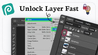 How To Unlock Layer In Photopea Edit Layer Steps