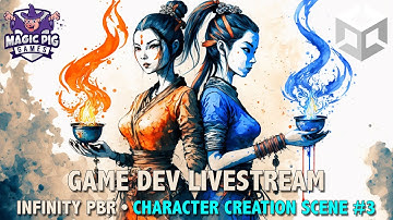 🛡️ Unity RPG Game Dev LIVE • #85 • Character Creation Scene #3 with Game Modules