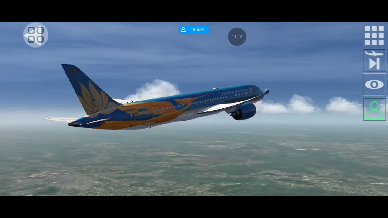 AEROFLY FS GLOBAL HO CHI MINH CITY TO SAN FRANCISCO VN98 BOEING 787 VIETNAM AIRLINES 868