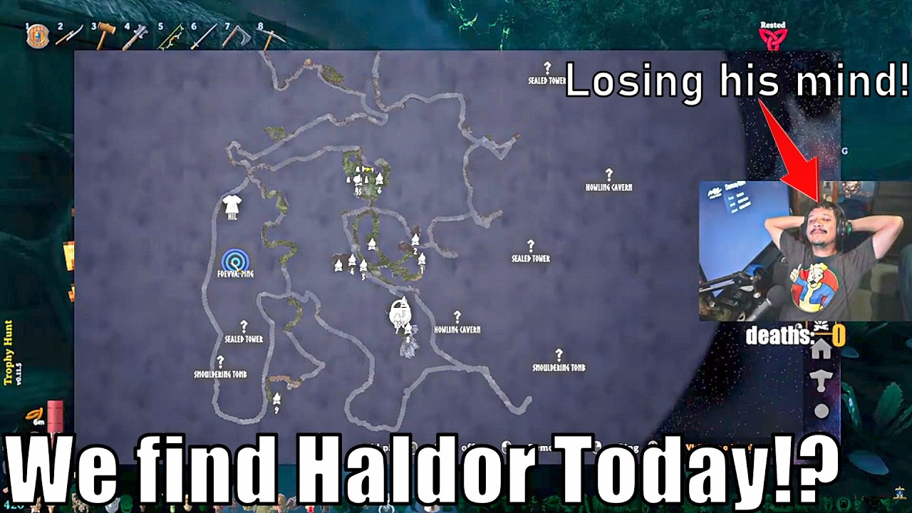 🔴 LIVE: Valheim Forever World - I Find Haldor, Finally! | Bosses: Bonemass & Moder!