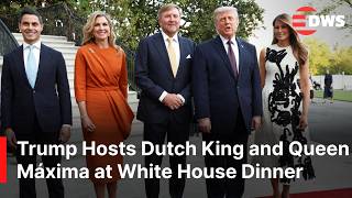  Arrival Trump And Melania Welcome Dutch Royals For Exclusive White House Dinner In Dc  Ac1b