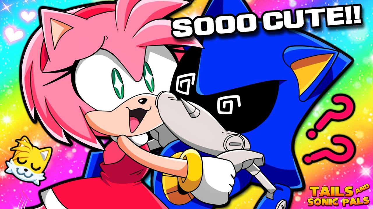 Amy and metal sonic