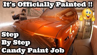 How To Do A Candy Paint Job On A Car Or Truck - Step By Step - Kandy Orange Tangerine 83 Ford Bronco