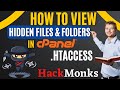 How to view hidden files  folders in cpanel file manager  quick tutorial