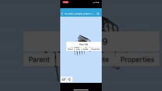 BIM 3D PDF READER iPhone isolating and hiding parts in an assembly screenshot 4